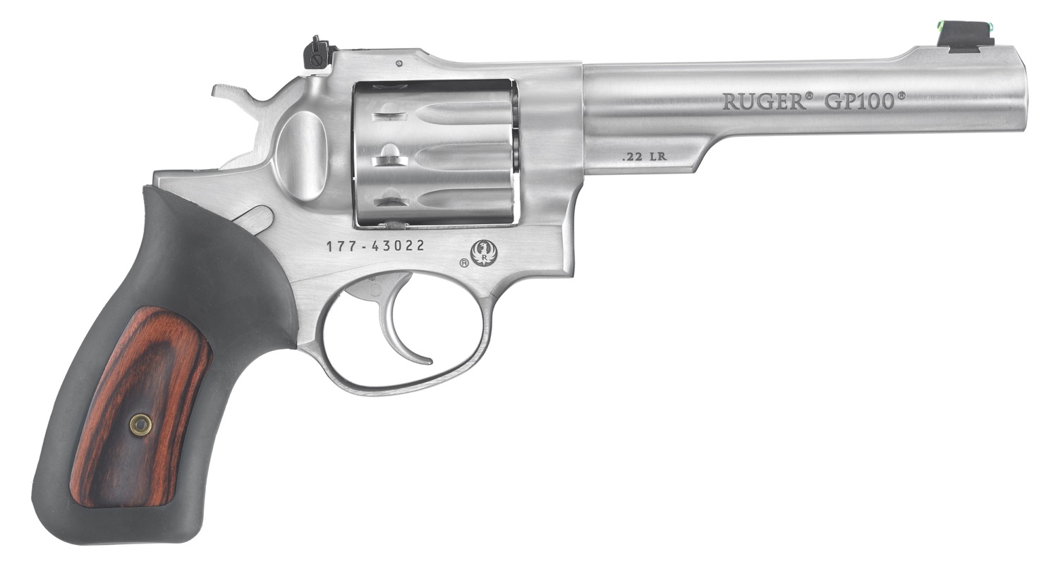 Revolver Ruger Gp100 Inox 5 5 Calibre 22 Lr Armurerie Lavaux