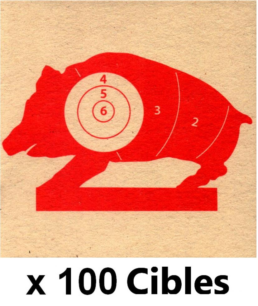 STOEGER Cibles Carton 14x14 (x100)