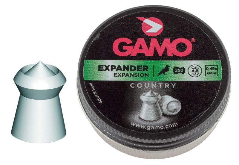 Plombs cal.4,5mm Gamo EXPANDER Country (0.49gr) /250