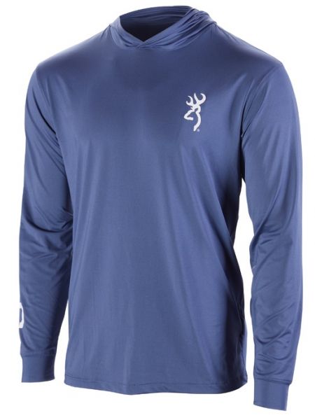 T-Shirt manche longue BROWNING TEAMSPIRIT Bleu Indigo taille.L