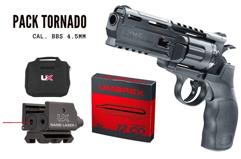 Revolver UX TORNADO .44 Super Magnum UMAREX cal.4,5mm BB'S "Pack Umarex"