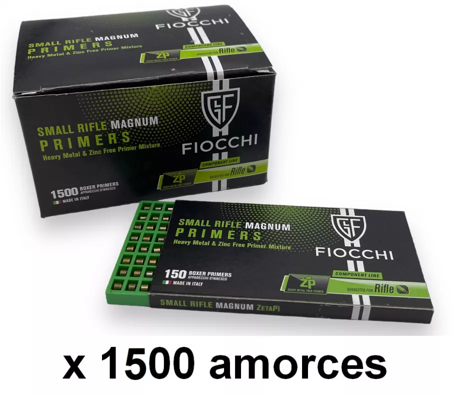Amorces FIOCCHI Primers Small Rifle Magnum /1500