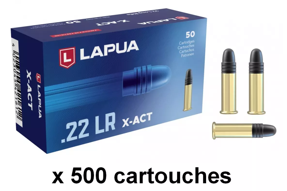 LAPUA cal.22lr X-Act /500