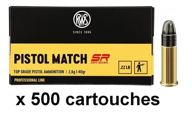 RWS Pistol Match SR cal.22lr Professionnal Line /500