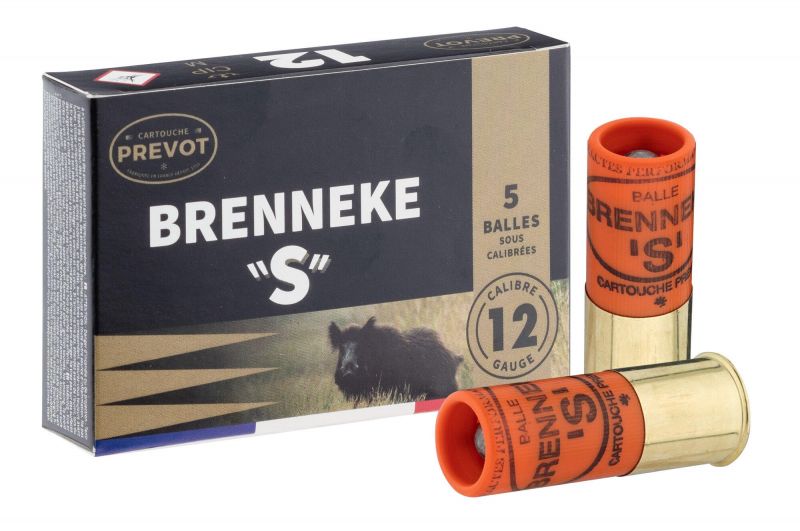 Balles PREVOT BRENNEKE "S" cal.12/70 (boite de 5)