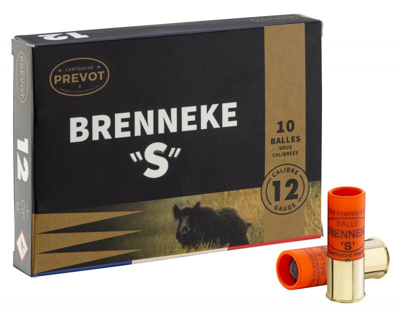 Balles PREVOT BRENNEKE "S" cal.12/70 (boite de 10)