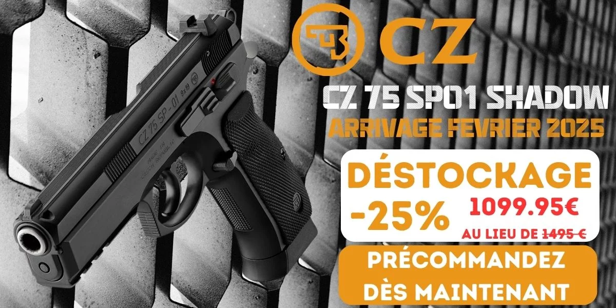 Précommande - Pistolet CZ SP01 Shadow 9x19